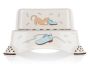 Step stool - double step DOG 40 x 37 x 21 cm