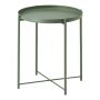 Stolik okrągły metalowy w stylu Loft - khaki