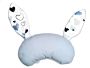Stroller set 3in1 - blue hearts, POLISH PRODUCT 100% COTTON