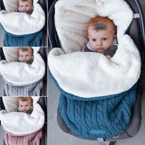 Stroller sleeping bag - navy blue