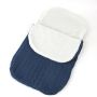 Stroller sleeping bag - navy blue