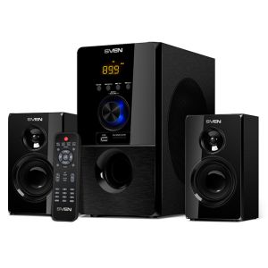 SVEN MS-2050 55 W Black 2.1 channels Unpacked
