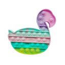 Swan-shaped anti-stress sensory toy