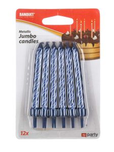 Świeczki urodzinowe Jumbo MY PARTY 12szt