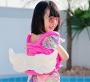 Swimming vest for children, size L - wings
