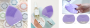 Szczoteczka soniczna do twarzy Xiaomi Sunmay Leaf Facial Cleasing Brush - fioletowa