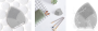 Szczoteczka soniczna do twarzy Xiaomi Sunmay Leaf Facial Cleasing Brush - szara