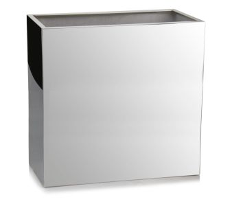 Szeroka geometryczna donica / doniczka z kolekcji Mirror, 75x28 cm