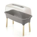 Szklarnia RESPANA PLANTER WOOD HIGH SET - Szary