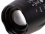 Tactical flashlight with Cree T6 LED with powerbank function, built-in battery, charged via USB