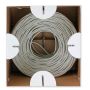 TECHLY SKRĘTKA U/UTP CAT6 DRUT 305M CCA SZARA ITP6-CCA-305-GY