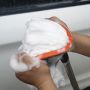 Telescopic brush for car washing, 85 cm long