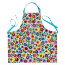 Textiles FOLKSTAR - Kitchen apron, cotton Łowicz white