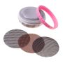 The foot grater is perfectly smooth - pink