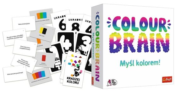 The party game, Colour Brain. Think with colors, Trefl