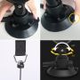 The suction cup does fitness exercises