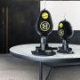 The suction cup does fitness exercises