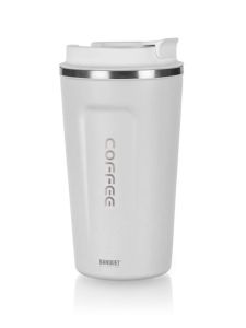Thermal mug ARTY 450 ml, white