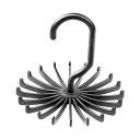 Tie / belt / scarf hanger - black