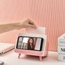 Tissue box with a telephone holder - pink