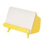 Tissue box with a telephone holder - yellow