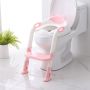 Toilet seat cover, stepped - pink