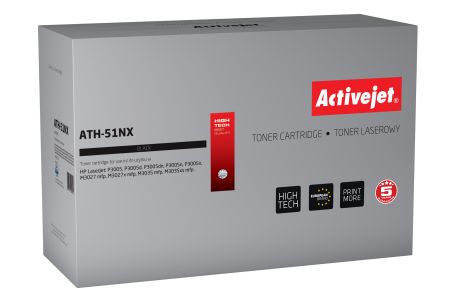 Toner Activejet ATH-51NX (zamiennik HP 51X Q7551X; Supreme; 13500 stron; czarny)