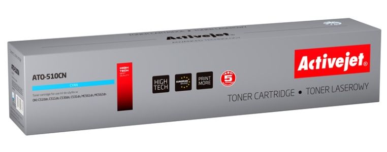 Toner Activejet ATO-510CN (zamiennik OKI 44469724; Supreme; 5000 stron; niebieski)