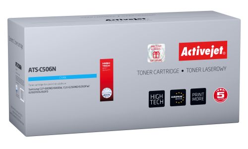 Toner Activejet ATS-C506N (zamiennik Samsung CLT-C506L; Supreme; 3500 stron; niebieski)