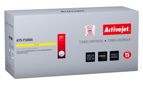 Toner Activejet ATS-Y506N for Samsung printers; replacement CLT-Y506L; Supreme; 3500 pages; yellow