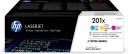 Toner HP zestaw HP 201X, HP201X=CF253XM, zawiera CMY, CF401X+CF402X+CF403X