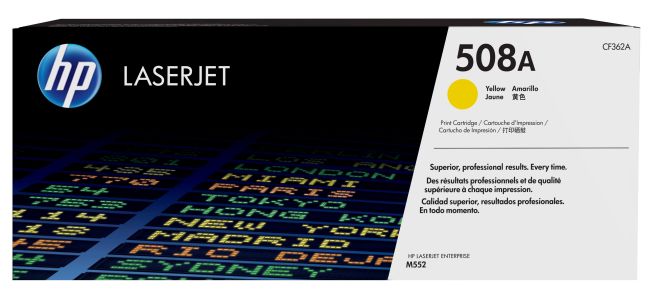 Toner HP żółty HP 508A, HP508A=CF362A, 5000 str.