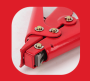 Tool for clamping the clamps of parts