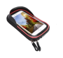 Torba rowerowa z etui na telefon/ Sakwa rowerowa B-SOUL — czerwona