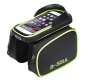 Torba rowerowa z etui na telefon/ Sakwa rowerowa B-SOUL — zielona