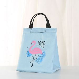 Torba termiczna Lunch Box — flaming, błękitny kolor