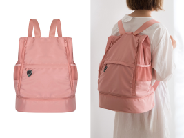 Tourist backpack bag hand luggage - pink