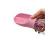 Tourist bottle for a dog, 350 ml - pink