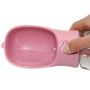 Tourist bottle for a dog, 550 ml - pink