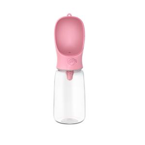 Tourist bottle for a dog, 550 ml - pink