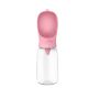 Tourist bottle for a dog, 550 ml - pink