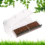 Transparent bird feeder for glass 30x10x14cm 