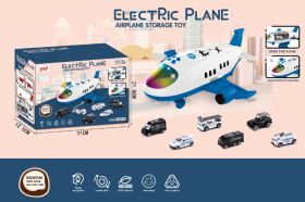 Transporter plane with cars - blue