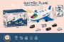 Transporter plane with cars - blue
