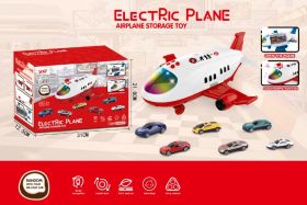 Transporter plane with cars - red