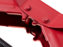 Trapezoidal car jack Q235 - red