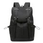 Travel backpack with space for a laptop - black