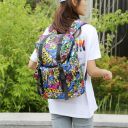 Travel backpack with space for a laptop - graffiti