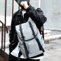 Travel backpack with space for a laptop - grey