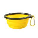Travel bowl for the dog - yellow